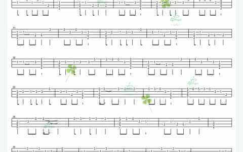 荷塘月色ukulele谱-弹唱谱+指弹谱-凤凰传奇-尤克里里谱