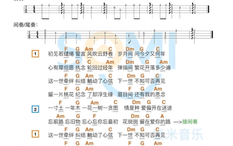 桃花诺ukulele谱-邓紫棋-桃花诺尤克里里谱