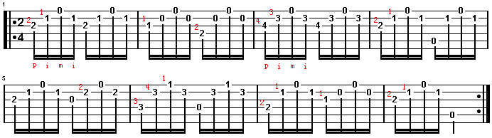 吉他分解和弦练习方法-吉他左右手练习技巧插图2