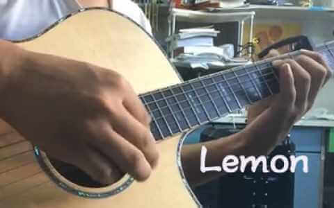 Lemon指弹谱-米津玄师-吉他独奏谱-指弹演示视频