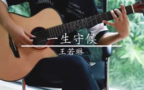 一生守候指弹谱-王若琳-新手简单版-吉他独奏教学视频