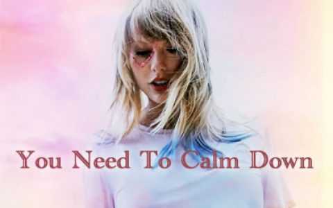 You Need To Calm Down吉他谱-Taylor Swift-弹唱六线谱