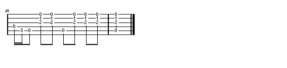 山鹰之歌吉他指弹谱 C调简单版-押尾桑插图2