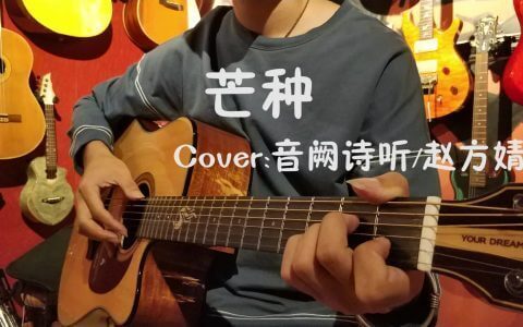 吉他源-音阙诗听/赵方婧《芒种》吉他指弹谱（片段）-指弹演示
