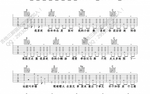 《海绵宝宝》吉他谱-回音哥-D调原版弹唱六线谱-高清图片谱