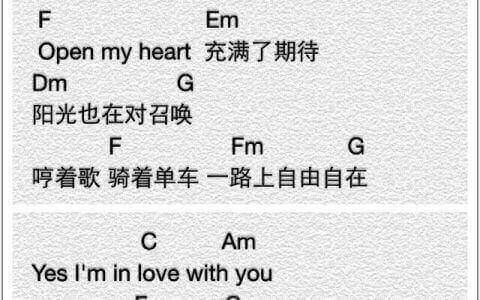 《Love with you》- TFBOYS 谱子