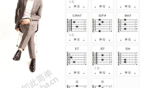 作曲家吉他谱-李荣浩-和弦谱图片