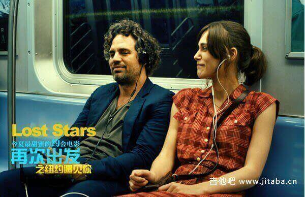 Lost Stars 吉他谱-Keira Knightley-电影《Begin again》插曲插图